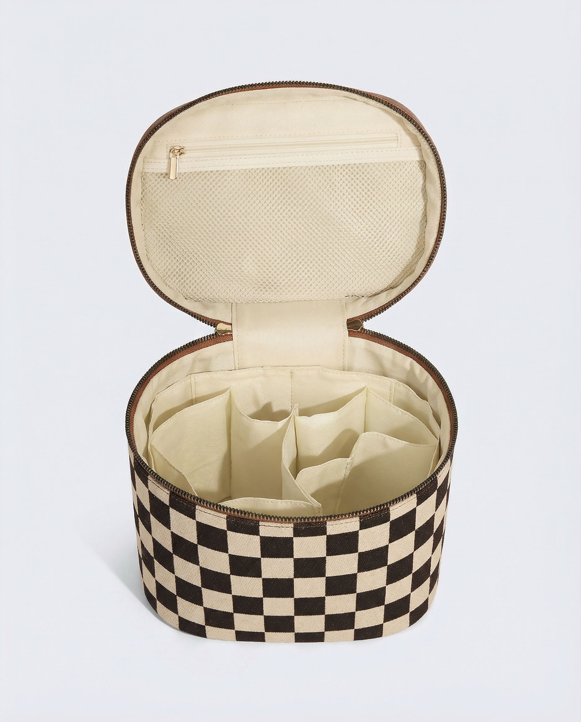 linear-gradient(125deg,rgba(239, 221, 197, 1) 50%, rgba(154, 86, 48, 1) 50%)