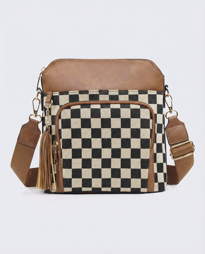 linear-gradient(125deg,rgba(239, 221, 197, 1) 50%, rgba(154, 86, 48, 1) 50%)