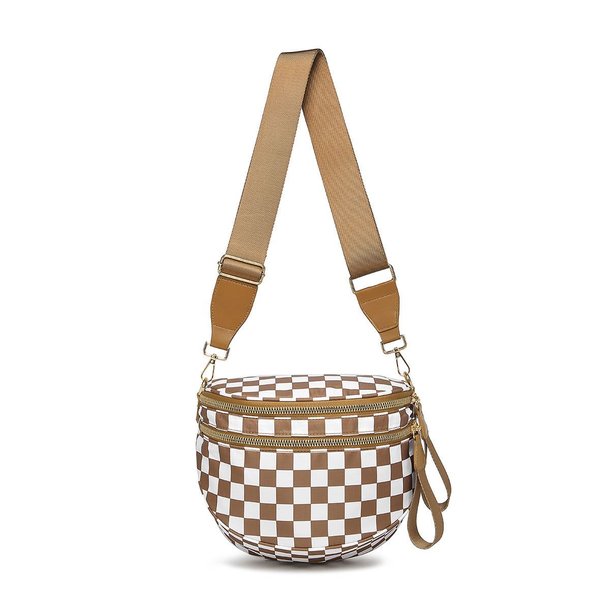 linear-gradient(125deg, rgba(168, 123, 77, 1) 50%, rgba(255, 255, 255, 1) 50%)