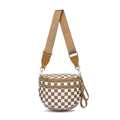 linear-gradient(125deg, rgba(168, 123, 77, 1) 50%, rgba(255, 255, 255, 1) 50%)