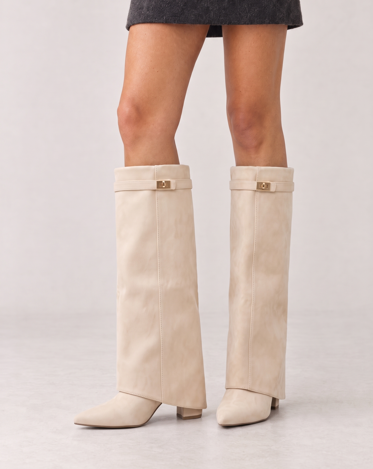 Cream Suede