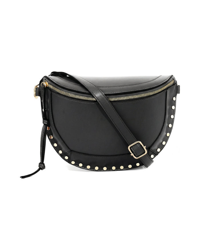 The Heritage Saddle Bag in Jet Black
