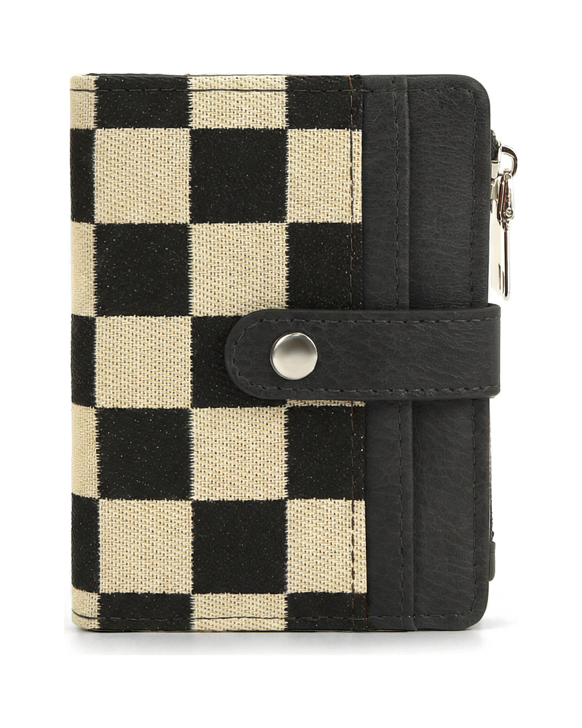 Everyday Wallet in Black Check