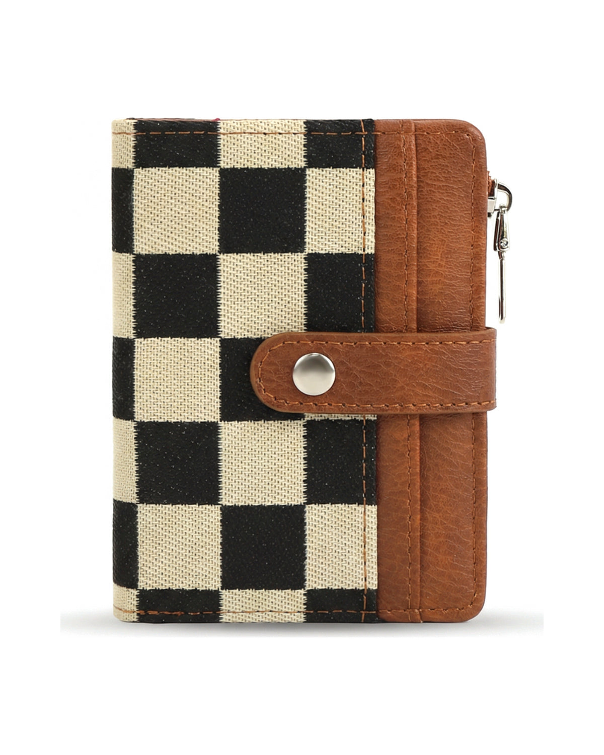 Everyday Wallet in Café Check