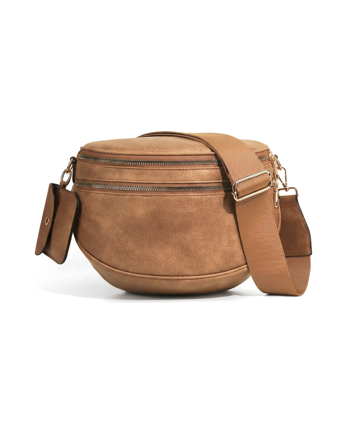The Atlas Crossbody in Chestnut