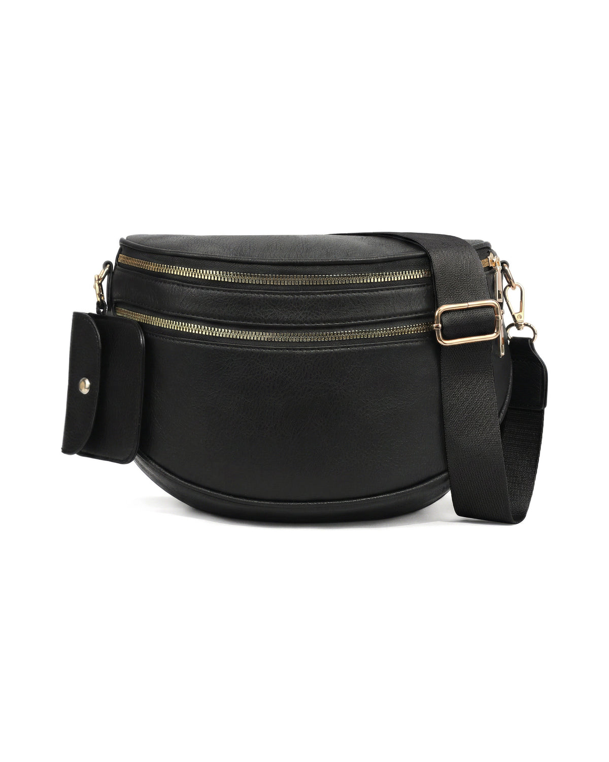 The Atlas Crossbody in Jet Black