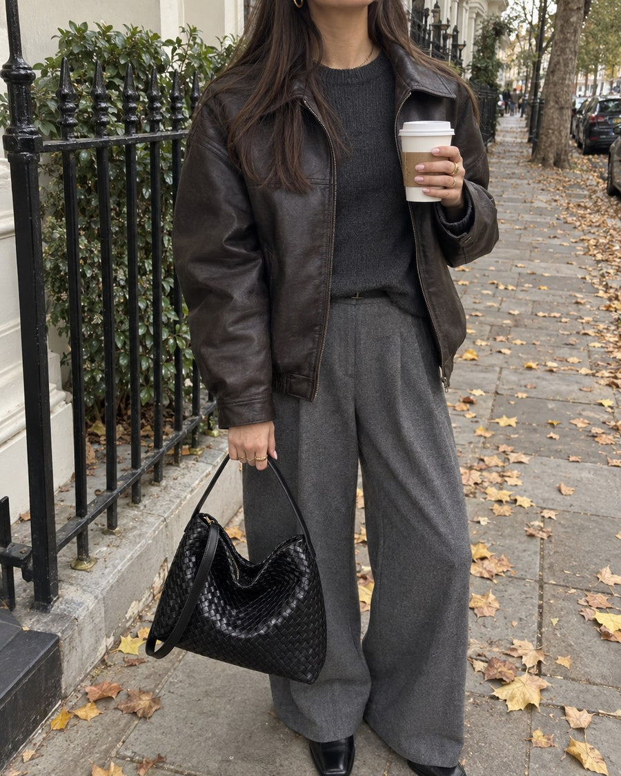 Estelle Shoulder styled on a model