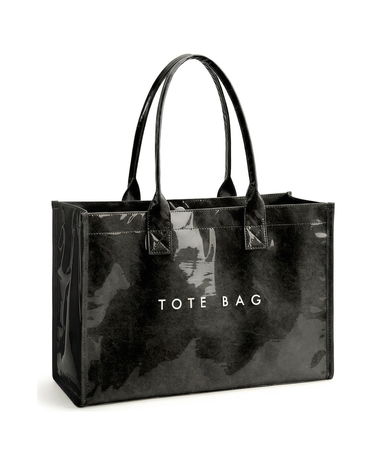 The Gloss Tote in Charcoal