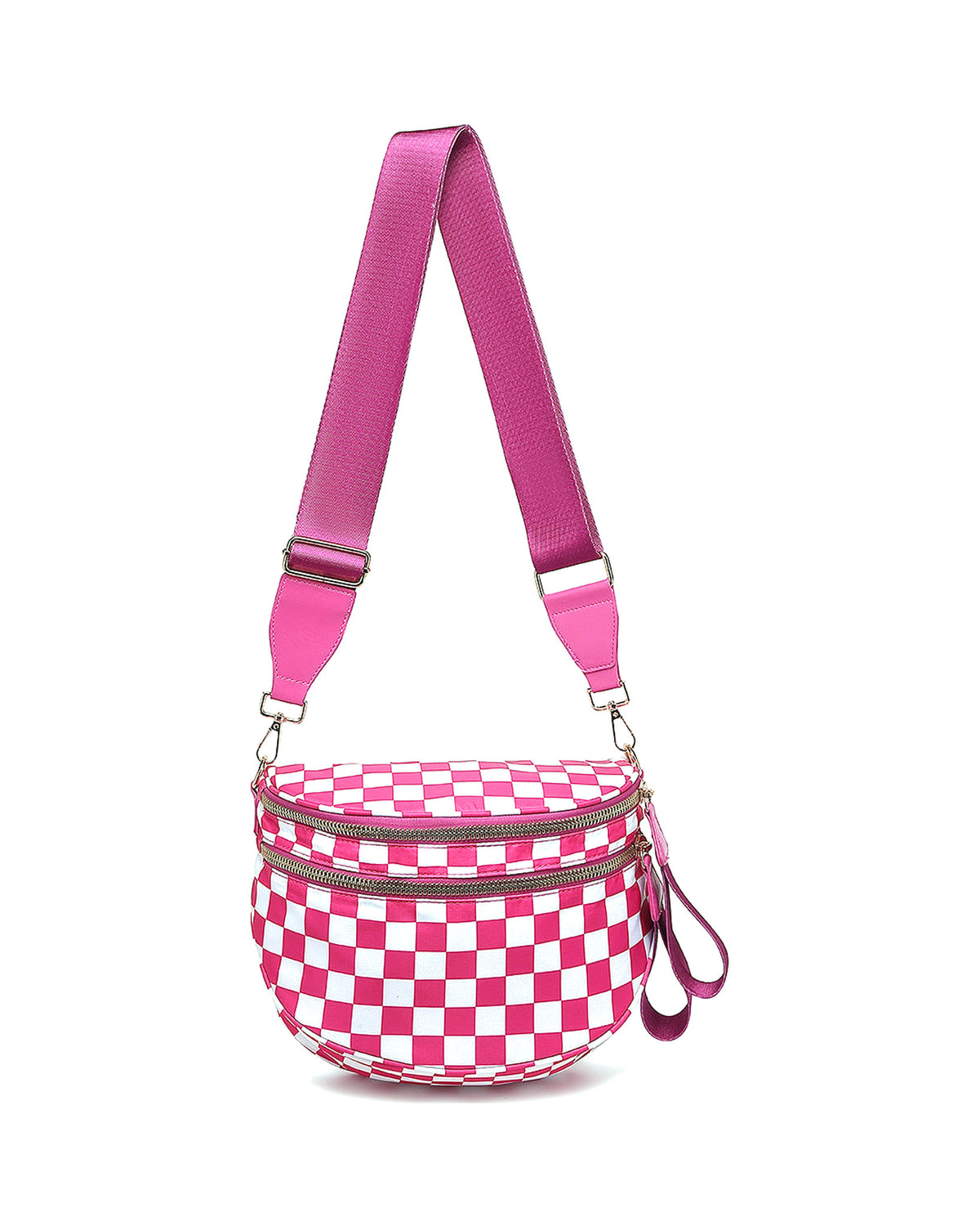 The Infinity Bag in Pink Check