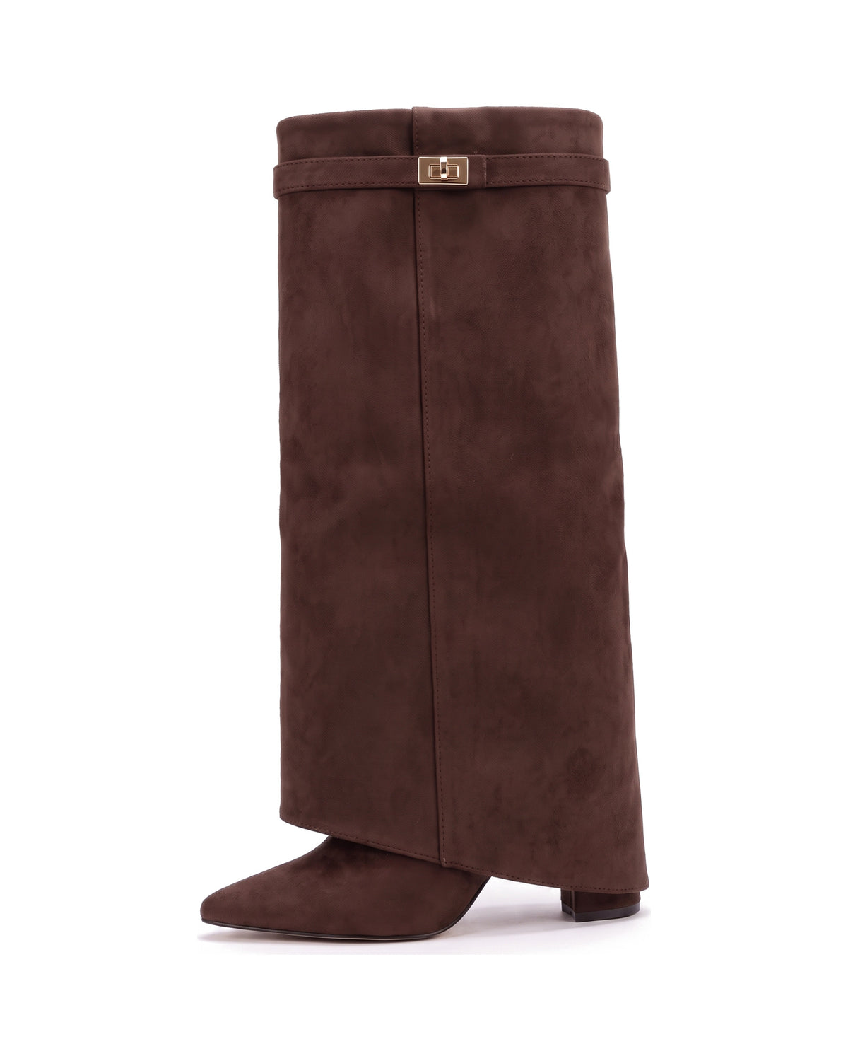 The Marlowe Boot in Espresso Suede, 2.2" (5.5cm), US 5