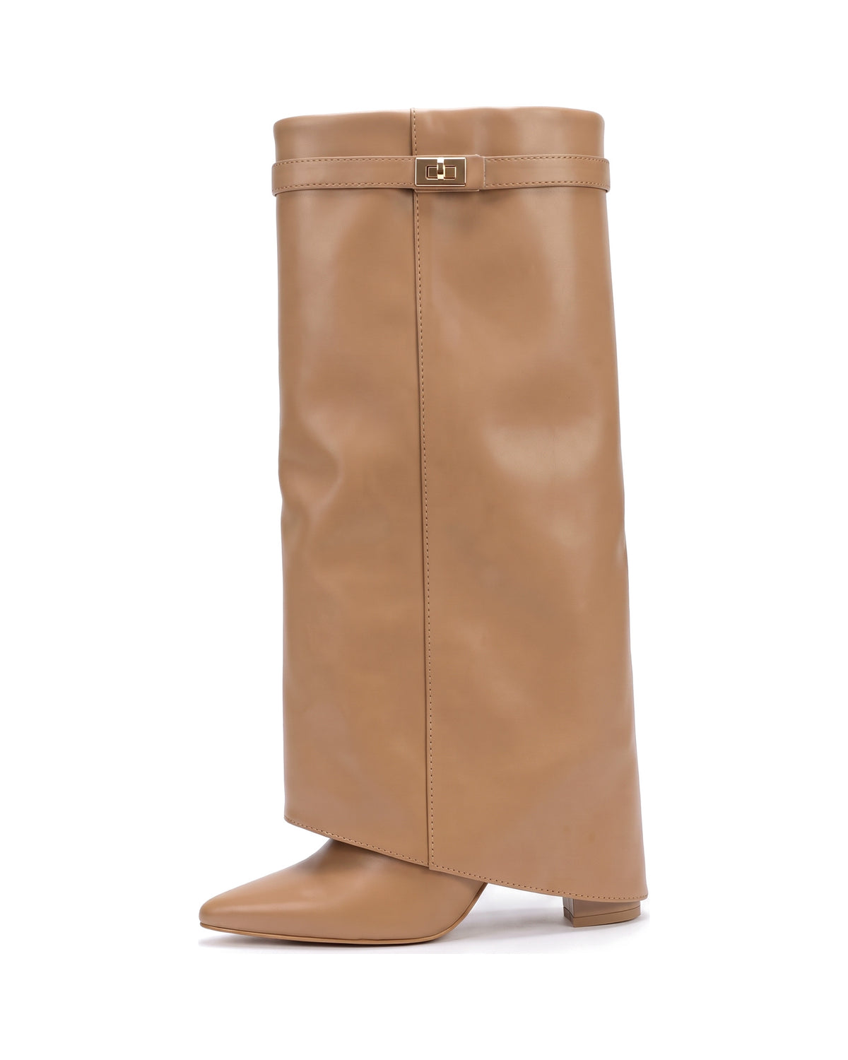 The Marlowe Boot in Latte, 2.2" (5.5cm), US 5