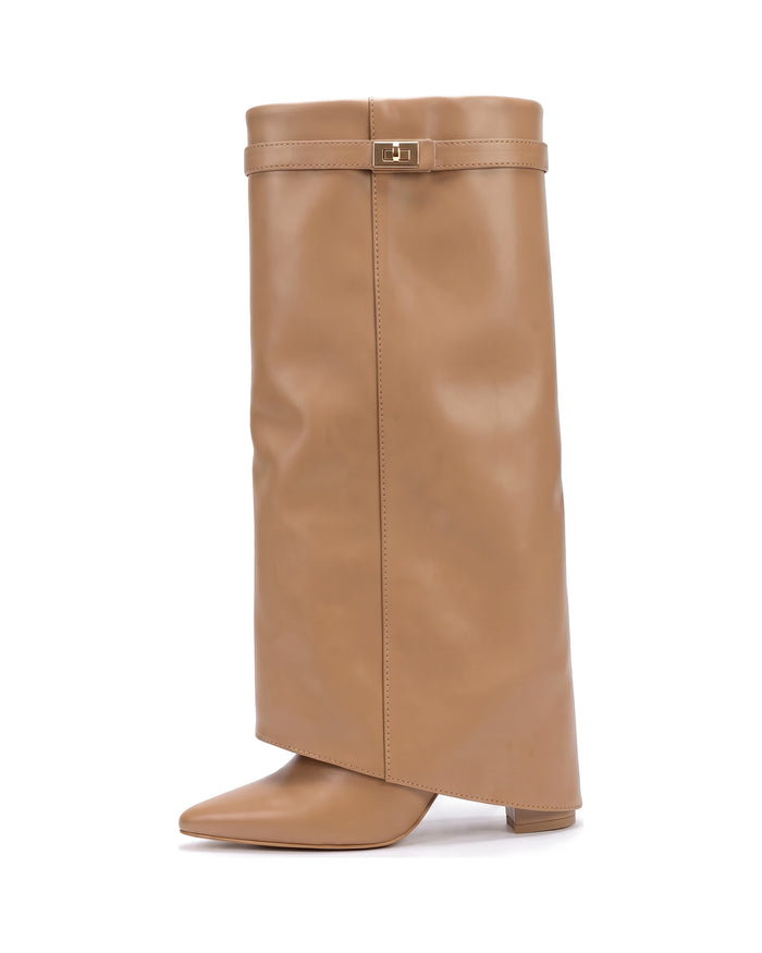 The Marlowe Boot in Latte