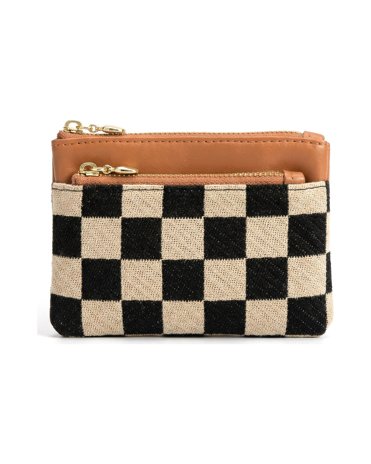 Mini Purse in Café Check