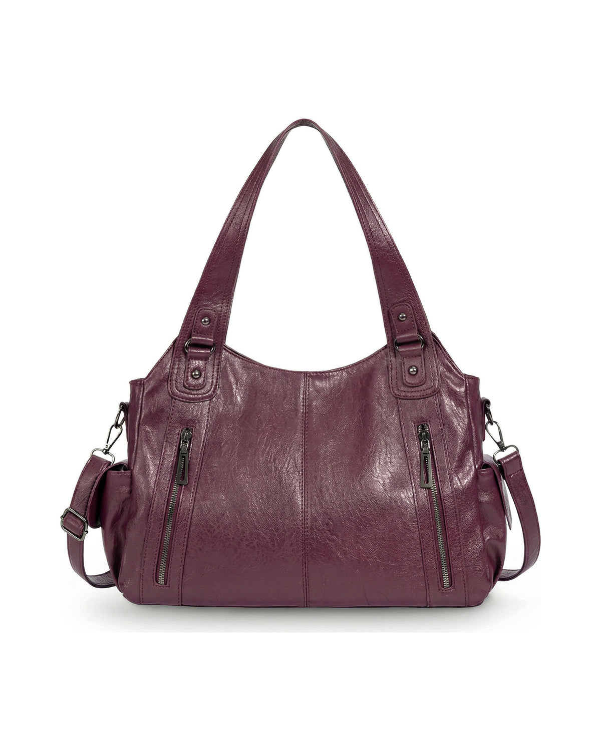 The Soho Tote in Merlot