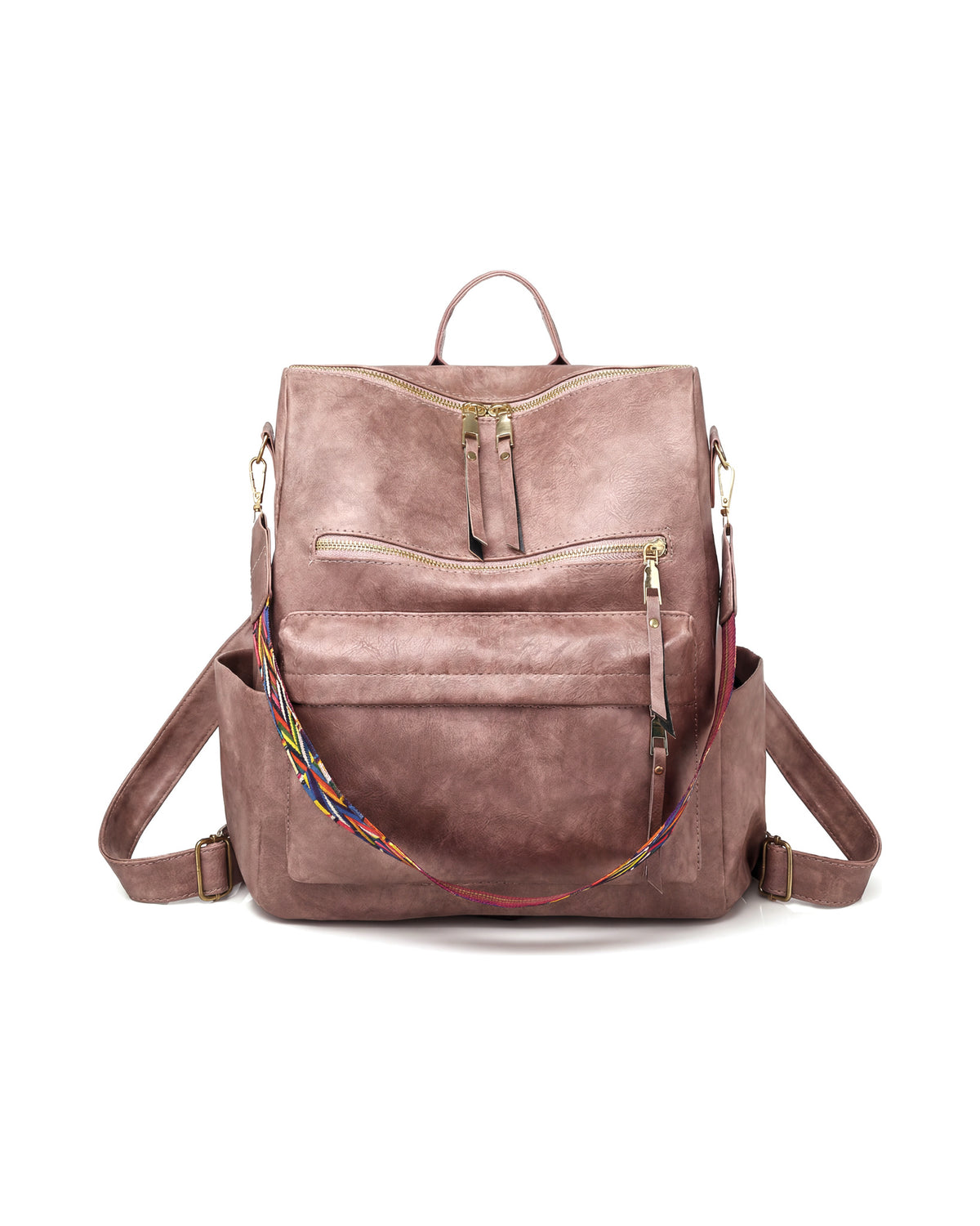 The Vivienne Backpack in Burnt Amber