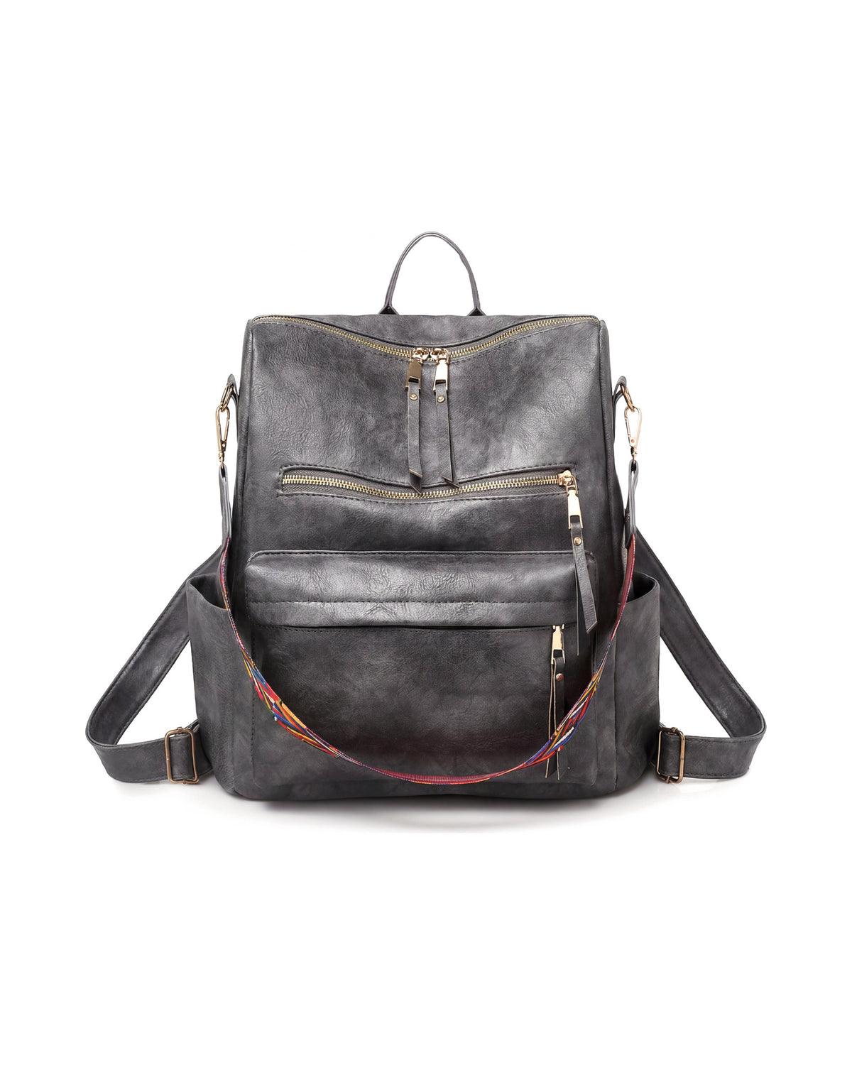 The Vivienne Backpack in Graphite Grey