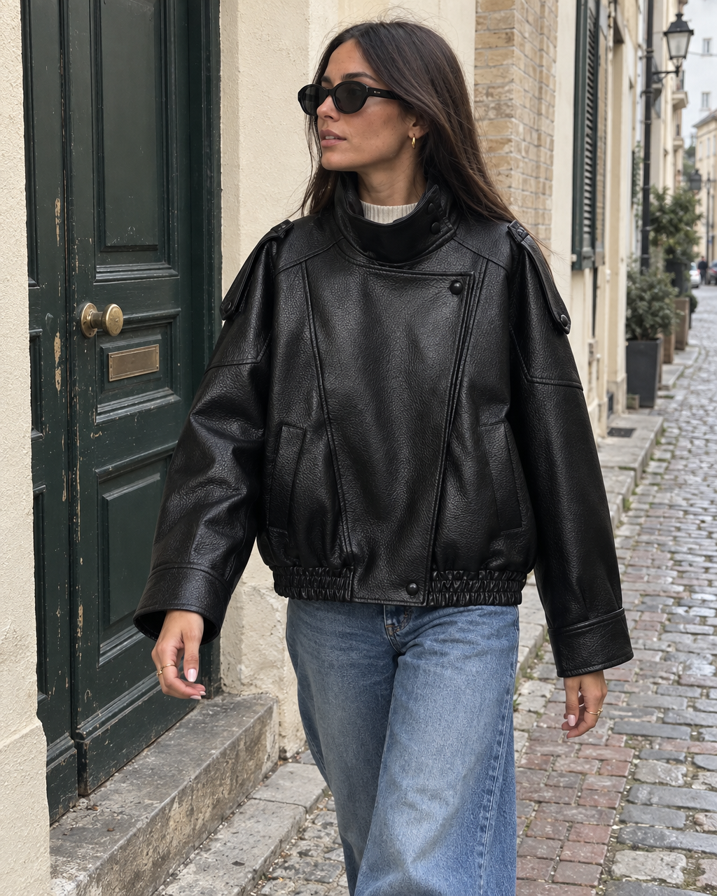 The Milan Jacket in Noir, XS