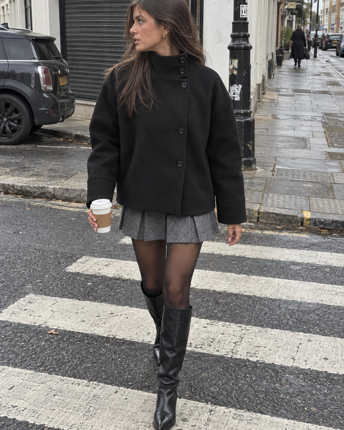 The Copenhagen Coat in Onyx